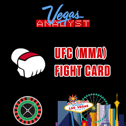 UFC (MMA) FIGHT CARD